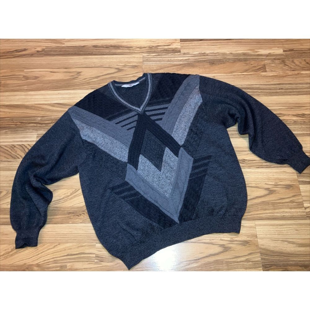 DALMINE Italian Merino Wool  Pullover Sweater 56 XXL.‎ Made In Italy